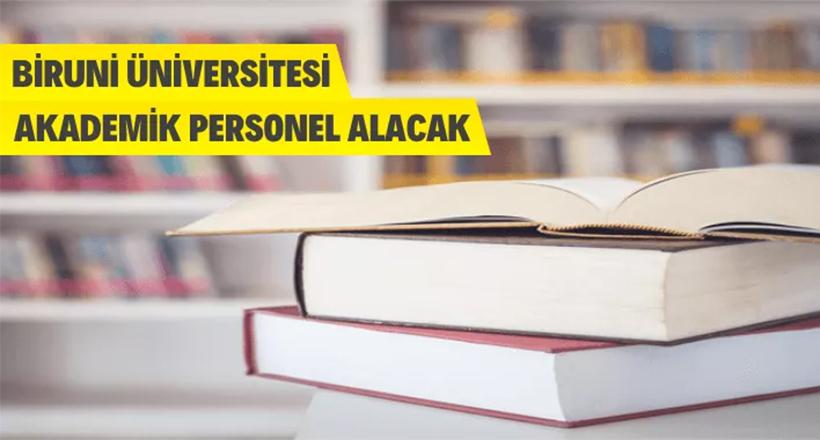 Biruni Üniversitesi Akademik Personel alacak GENEL Erzurum Pusula